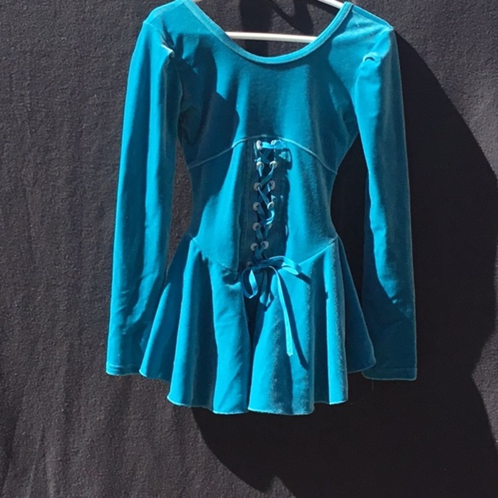 Capezio cute velvet Ice skating dress